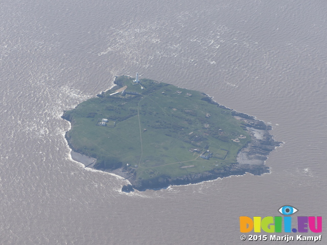 FZ013540 Flat holm island